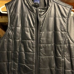 Gap LEATHER vest